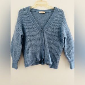 Sezane Achille Jumper Knitwear Vintage Blue